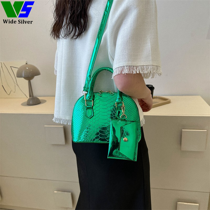 Wide Silver Berserk Bolsas PARA Mujer De Marca Cartera Bling Unique Purses