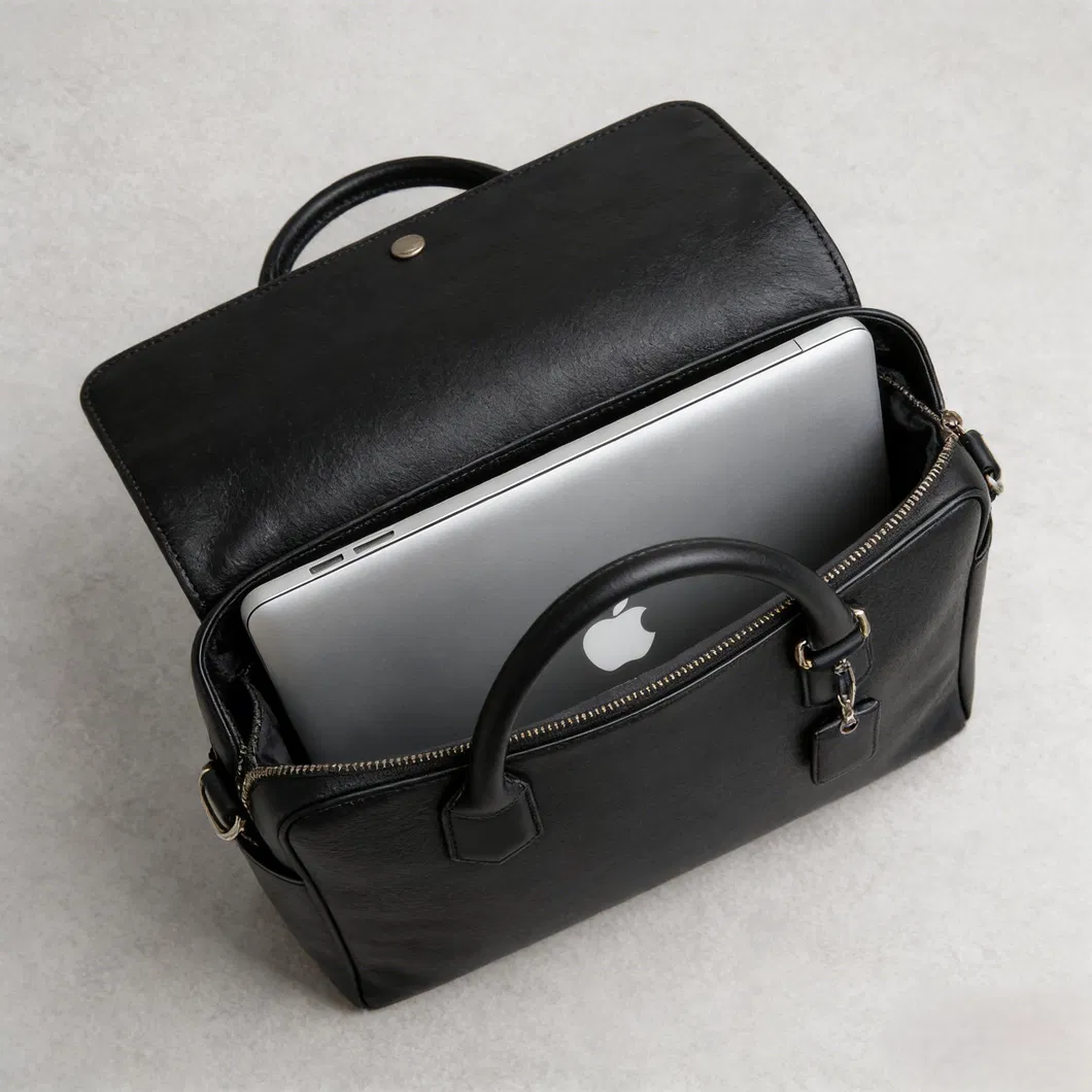 Leather Briefcase View 4