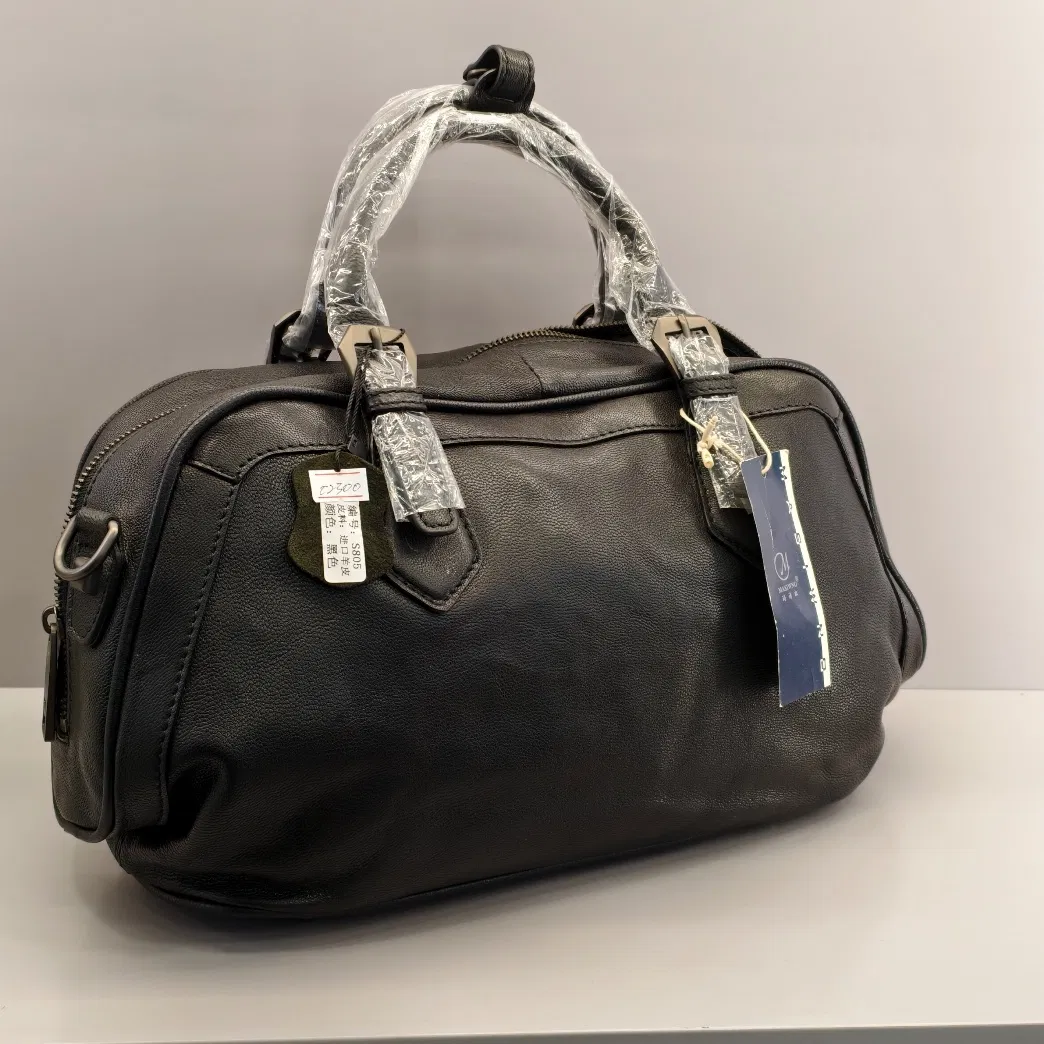 Classic Business Real Cow Leather Men Tote Bag Genuine Leather Briefcase Bag