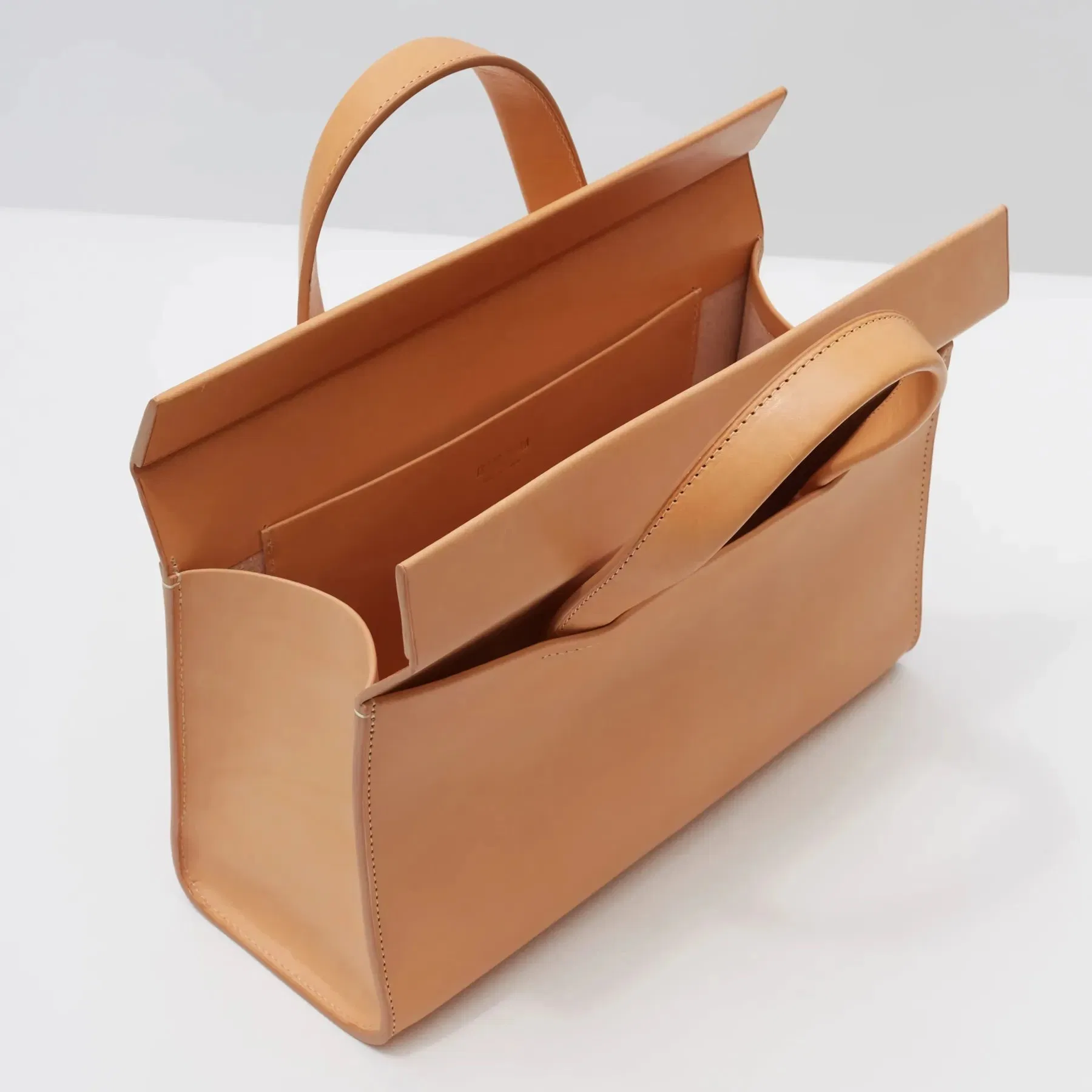 Elegant High Quality Pebble Cow Leather Tote Bag