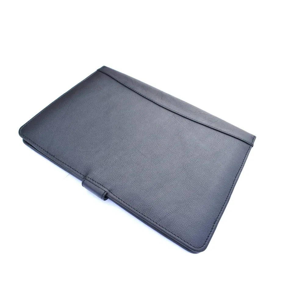 Men Full Grain Leather Resume Folder Interview Folio Padfolio Portfolio