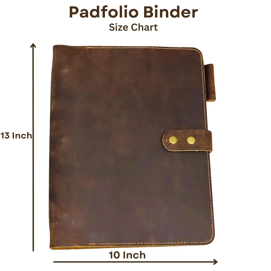 Genuine Leather Binder Details