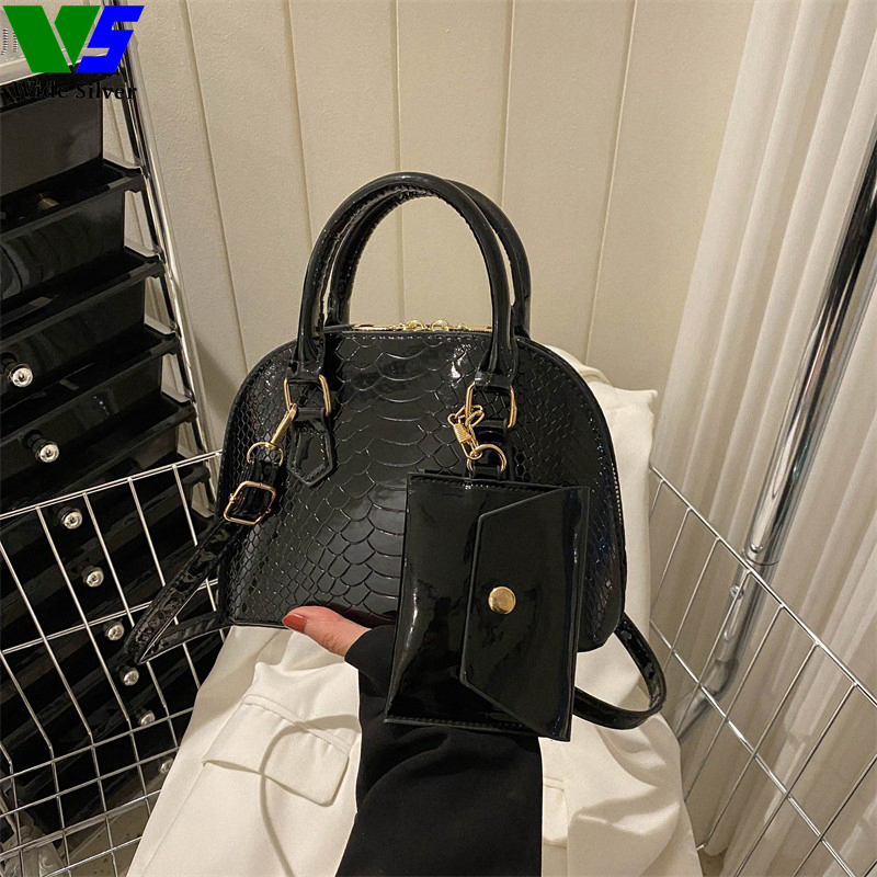 Wide Silver Berserk Bolsas PARA Mujer De Marca Cartera Bling Unique Purses