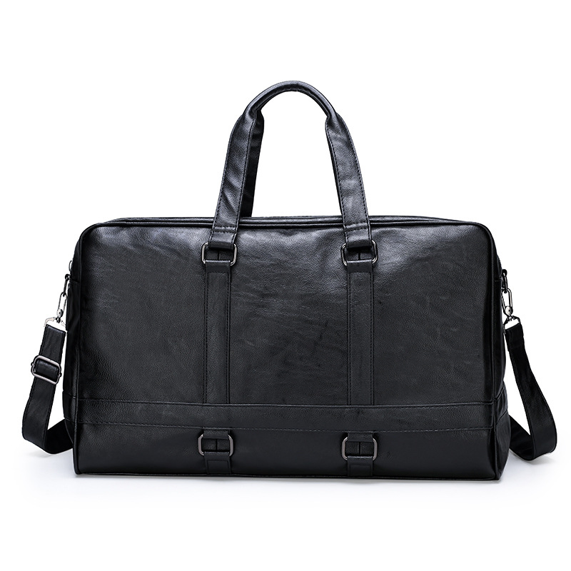 Vegan Leather Bag Travel Duffel Weekender Bag Bolsa De Cuero Carry on Overnight Bag Sports Duffel Bag for Men and Women