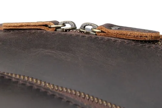 Leather Briefcase View 8