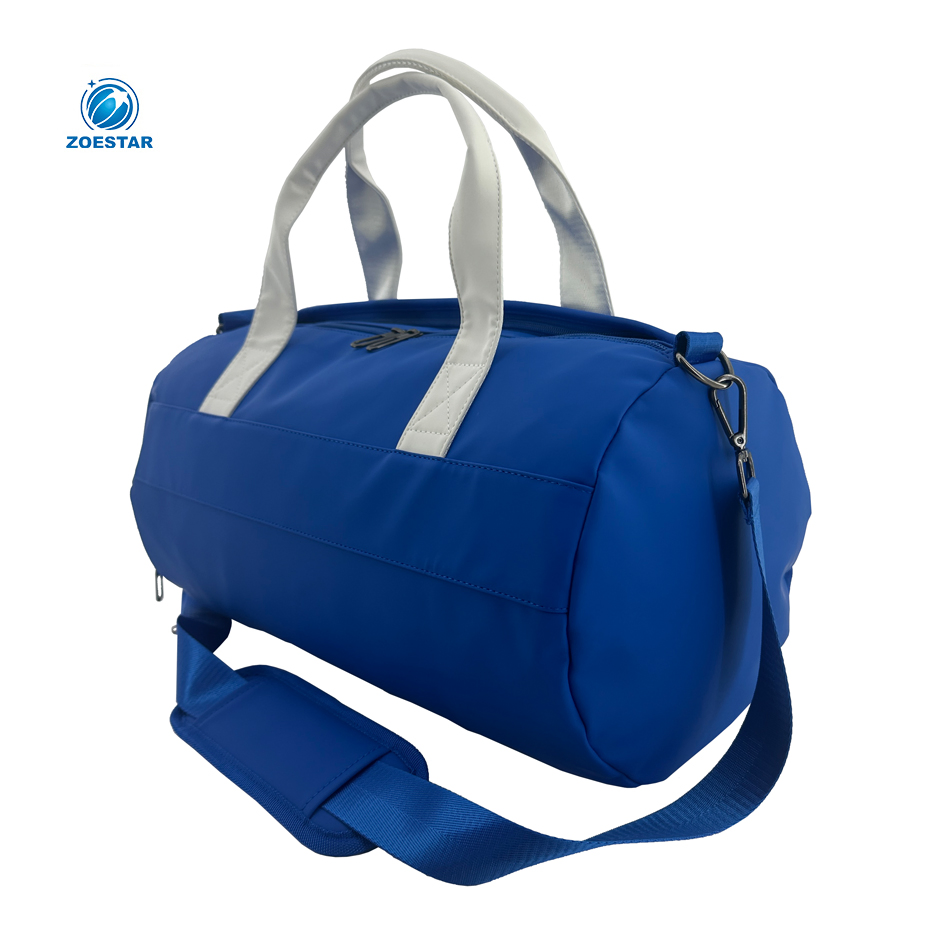 Europe Casual Fashion Fitness Shoulder Bag with Shoes Compartment PU Leather Travel Bag