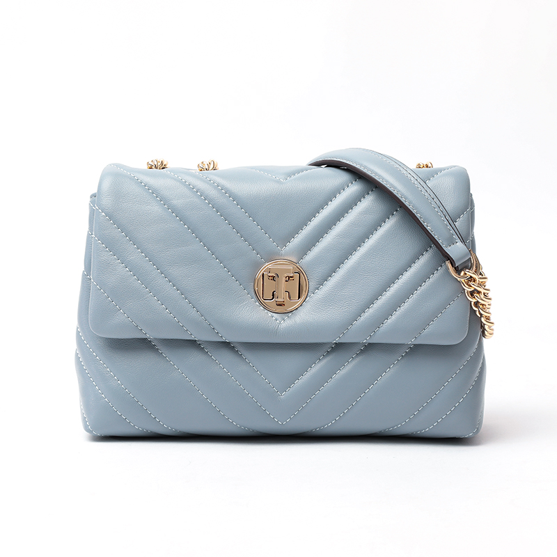 Female Bag New Sheepskin Bag Commuter Workplace Shoulder Bag Chain Messenger Bag Small