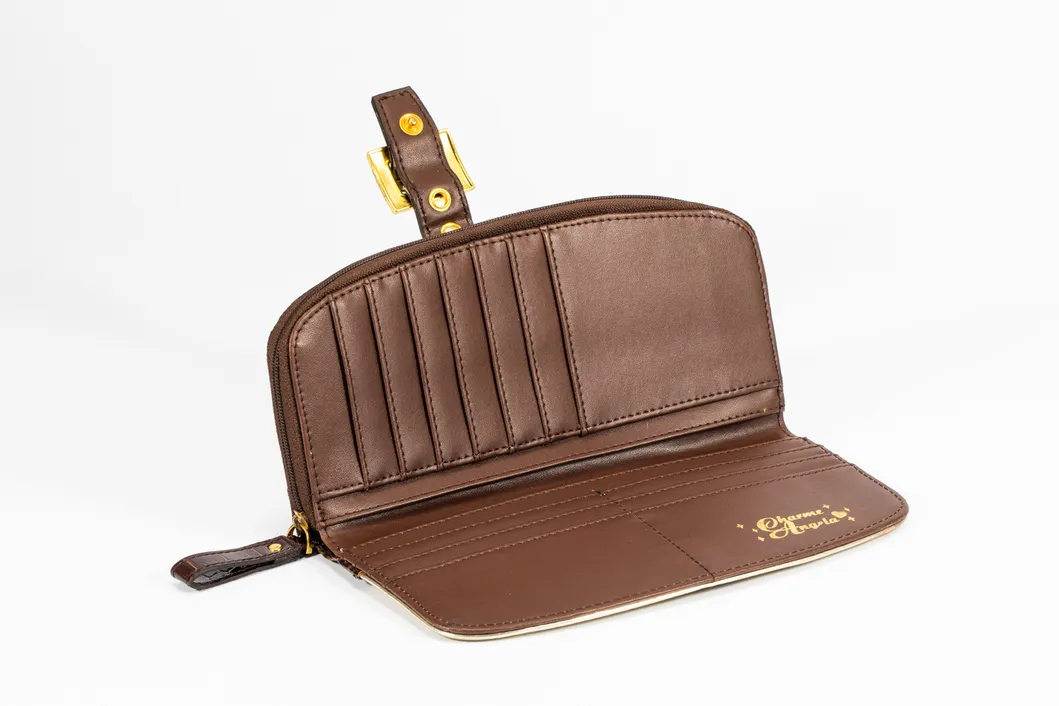 Lady Classic Leather Wallet Detailed View 5