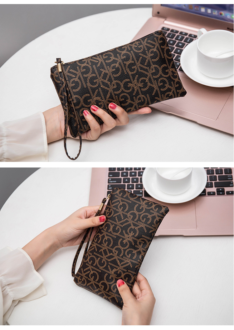 Clutch Coin Purse Women′ S Wallet Mobile Phone Bag Handbag Wrist Bag