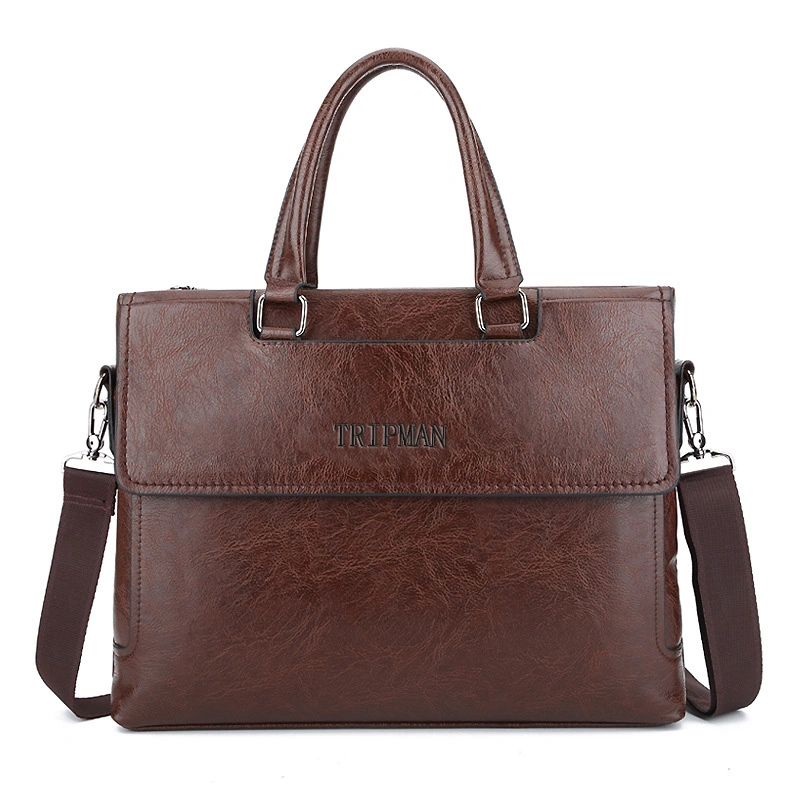 Mini Full Grain Leather Briefcase for Man