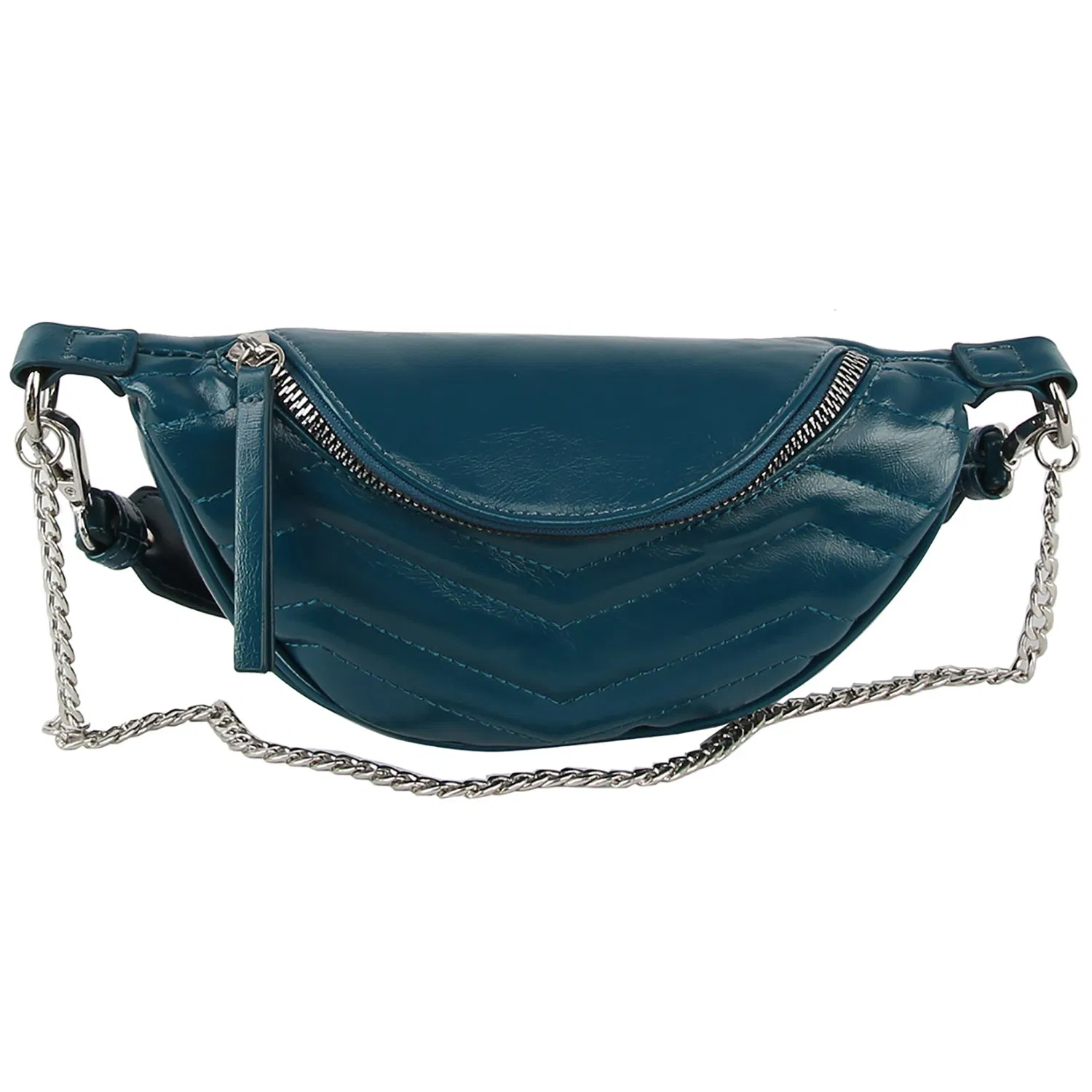 Wholesale Customization Crossbody Fanny Pack PU Leather Waterproof Sling Bags for Women Quilted Leather Waist Bags