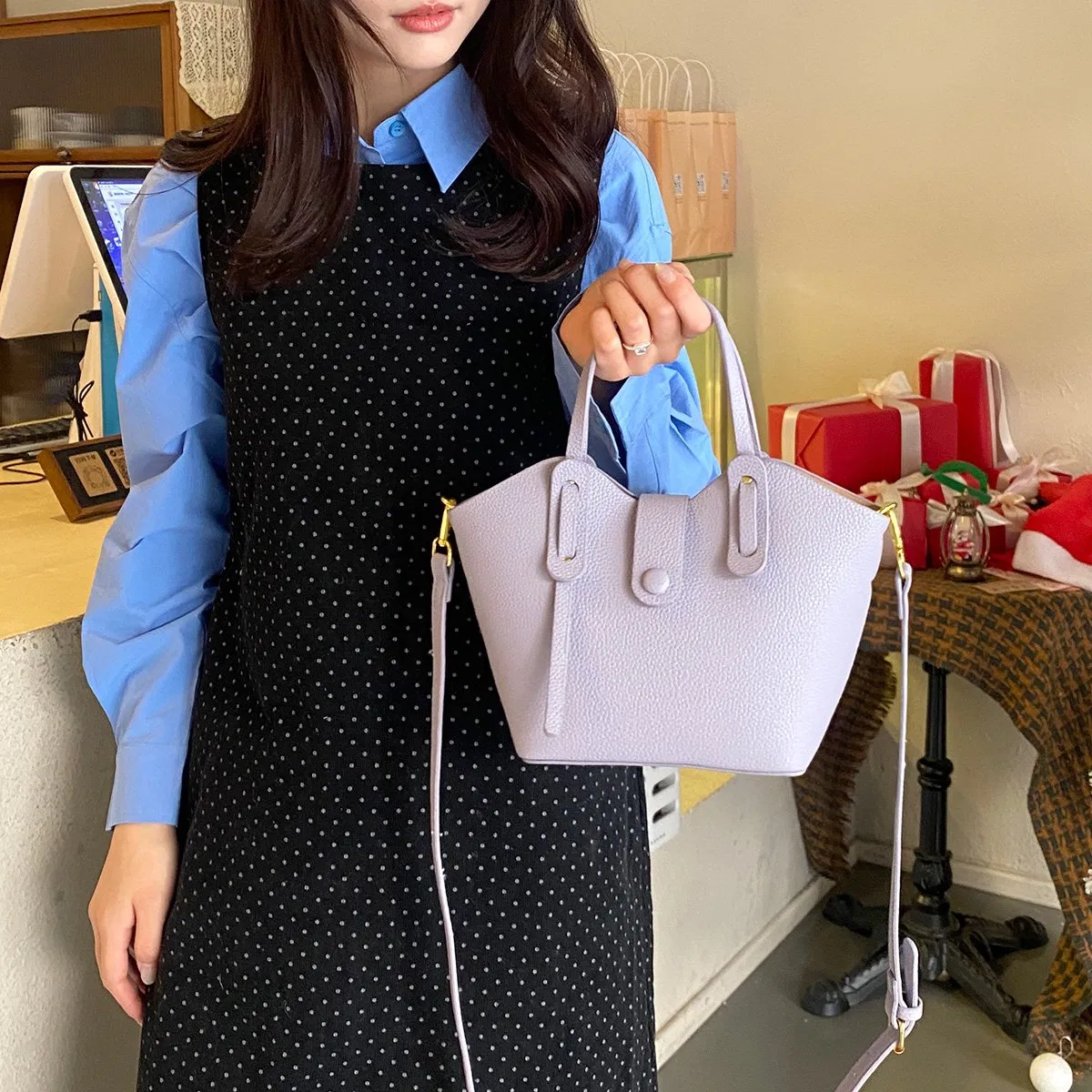 Handbag Manufacturer, OEM/ODM Wholesale Factory, PU Leather Tote Bag PU PVC Women Bag Fashion Lady Handbag
