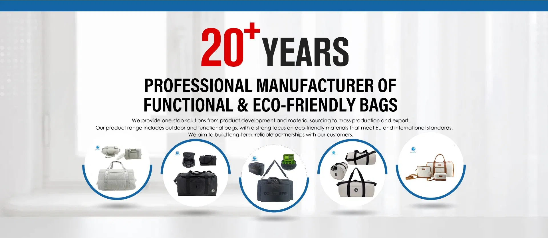 Logo Design Leather and Nylon Duffel Sport Travel Bag