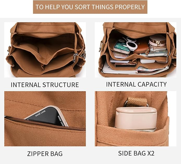 Messenger Bag 15.6 Inch Waterproof Vintage Genuine Leather Waxed Canvas Briefcase Large Leather Computer Laptop Bag Rugged Satchel Shoulder Bag