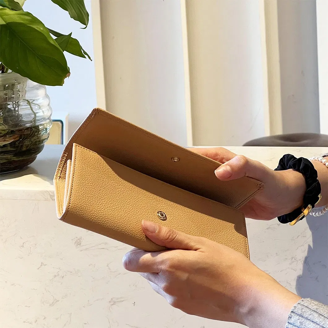 Leather Women Wallets Long Zipper Wallet Ladies Clutch Bag Purse 2024 New Female Luxury Purses