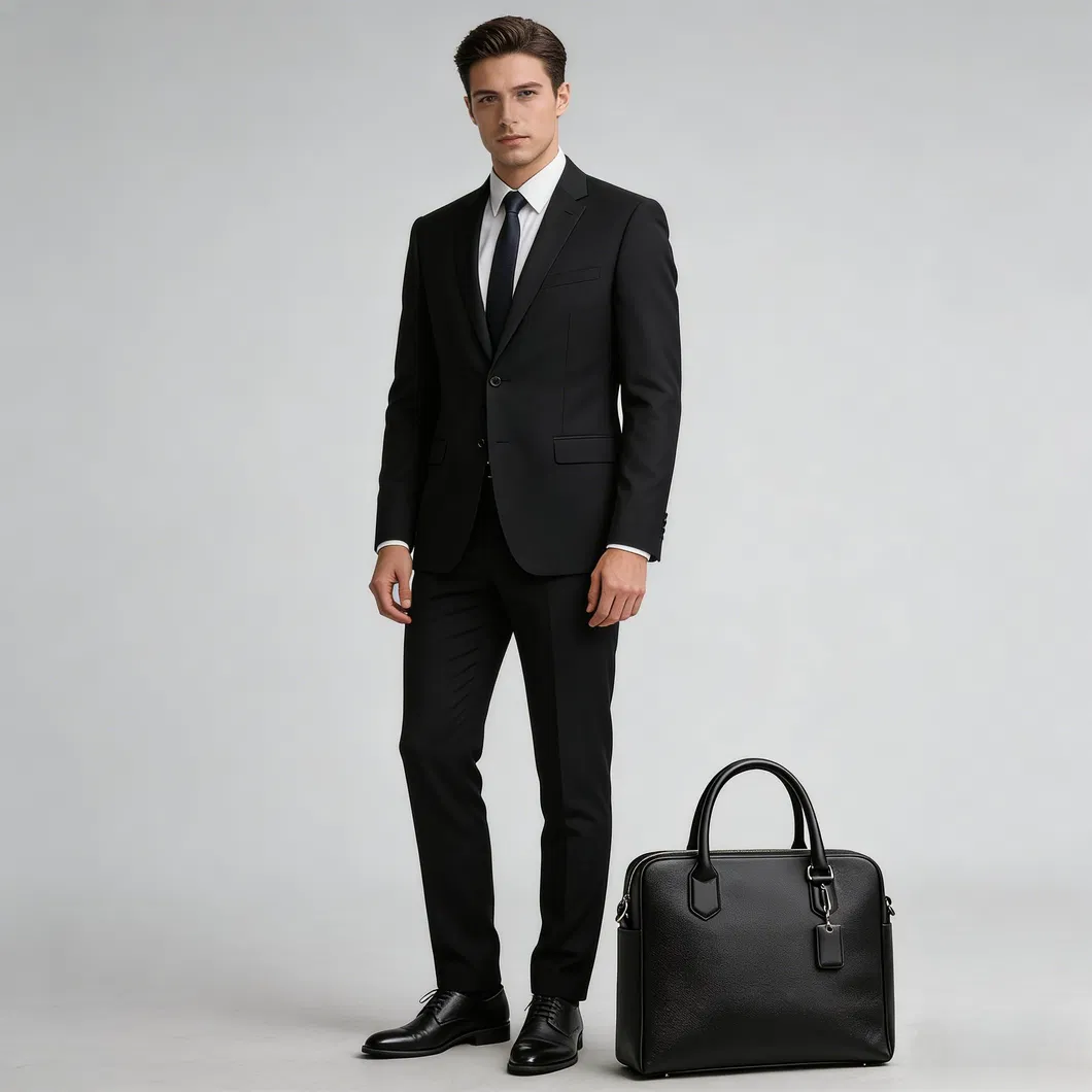 Leather Briefcase View 5