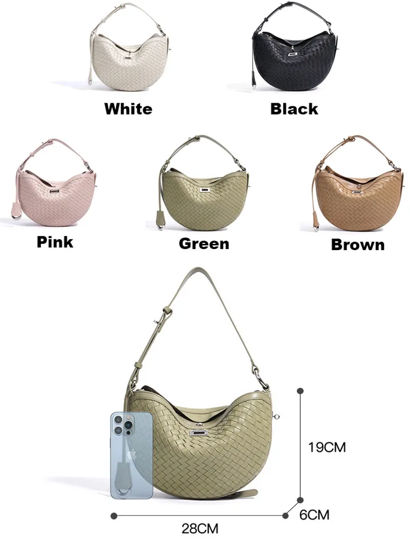 Chic Woven Leather Handbag