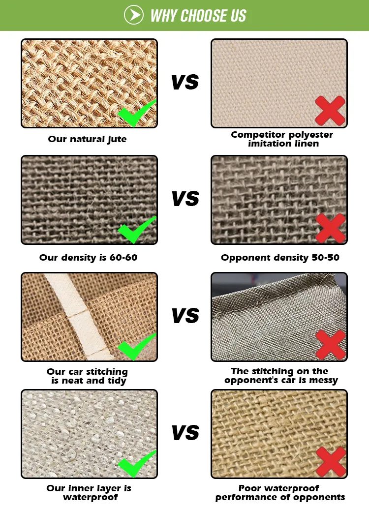 Linen Bag Color Options