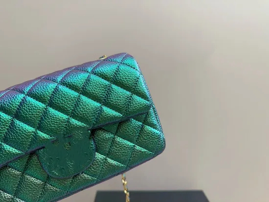 High Quality Pearlescent Sheepskin Handbag Diamond Underarm Shoulder Crossbody Bag Women's Tote Bag