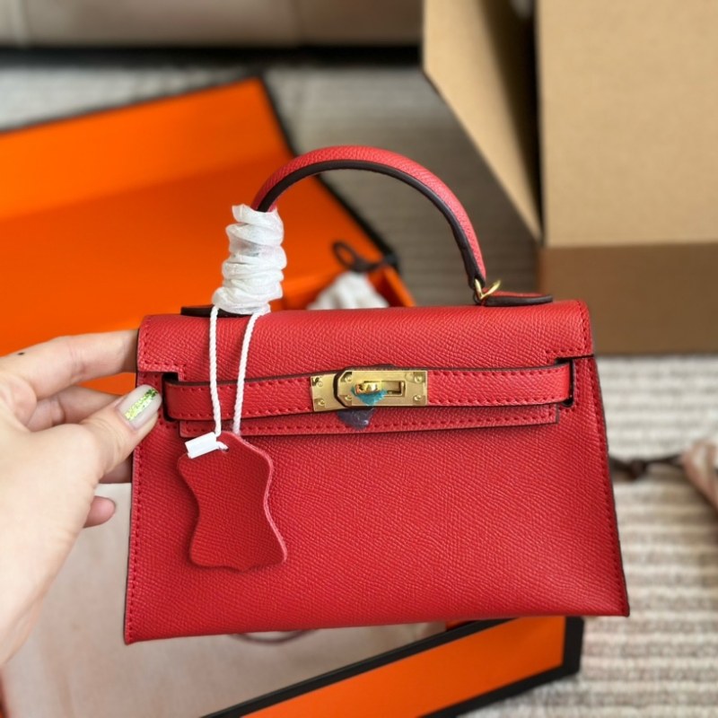 Luxury Leather Ladies Women Handbag Fashion Vintage Designer Shoulder Bag Mirror Handbags Different Color Woman Mini Bag