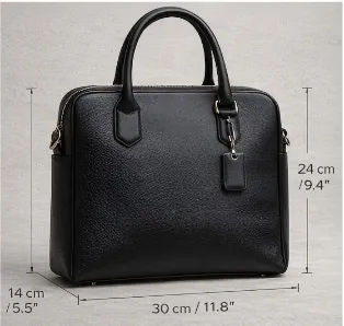 Leather Briefcase View 1