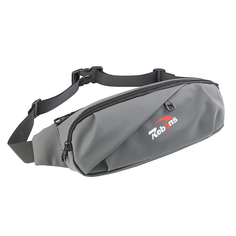 2025 Custom Logo Fashion Luxury Leather Small Crossbody Chest Belt Hip Bum Bag Hiking Pouch Fanny Pack Outdoor Travel Gym Sport Running Waist Bag for Men