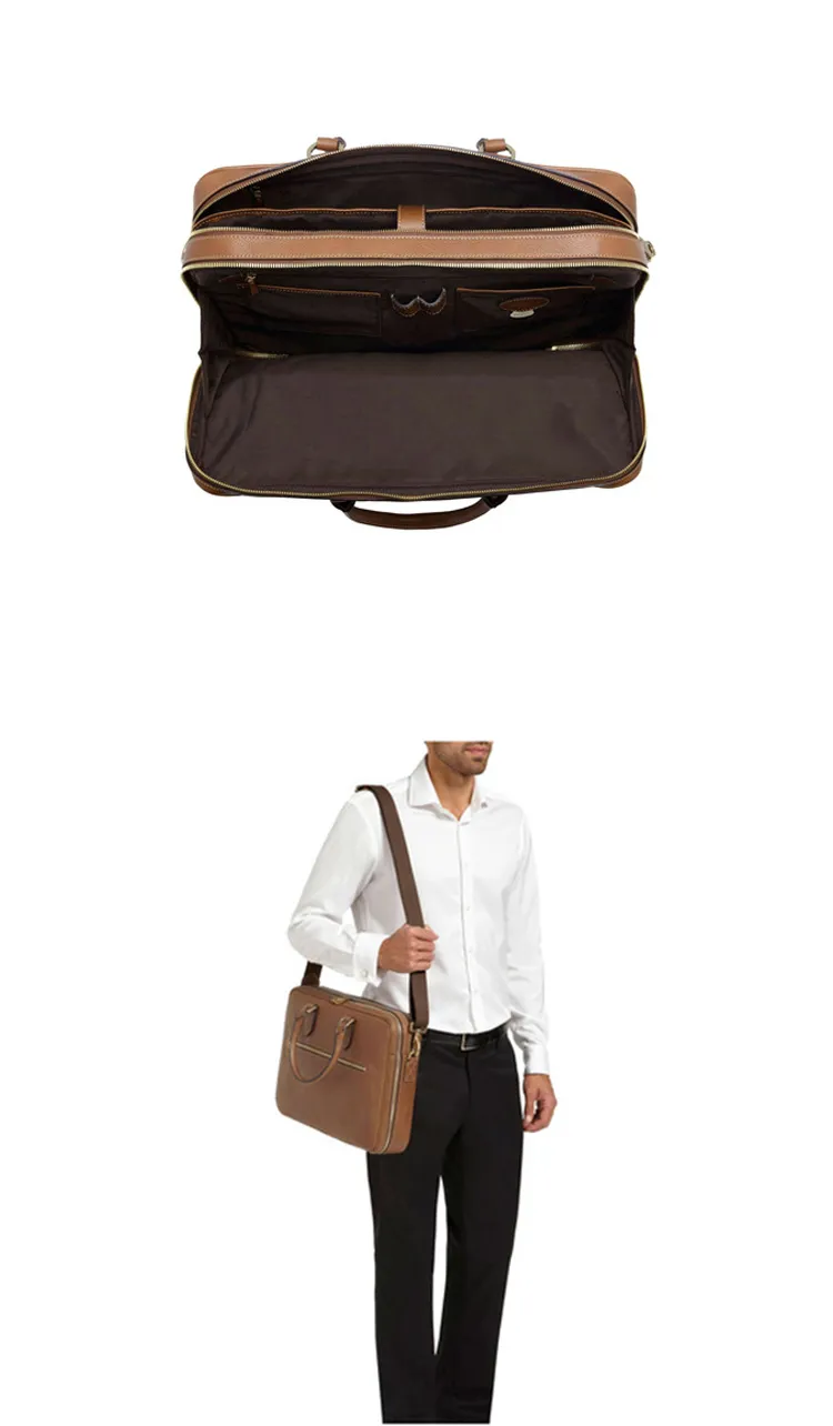 Leather Briefcase View 2