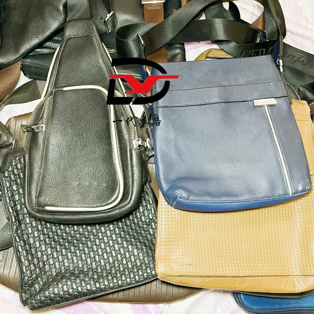 Men's Leather Bag Front View