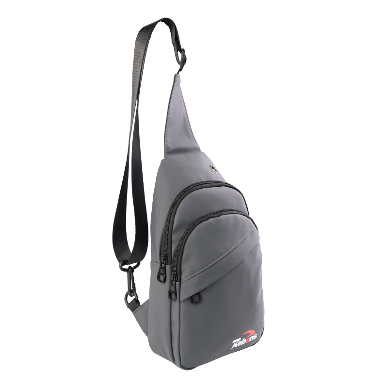 Custom Waterproof Designer Plain One Shoulder Strap Sling Backpack Fanny Tote Crossbody Bag Fashion Slim Luxury PU Leather USB Sports Chest Bag for Men Boys