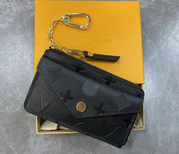 Card Holder Wallet Designer Leather Fashion Men Ladies Mini Zippy Wallets Coin Purse Bag Belt Charm Key Pouch Luxurys Purse