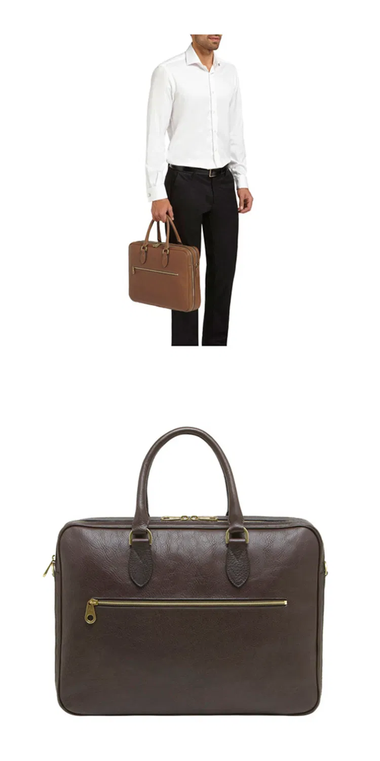 Leather Briefcase View 3