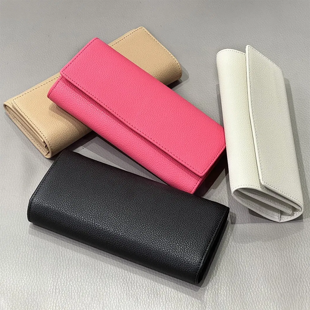 Leather Women Wallets Long Zipper Wallet Ladies Clutch Bag Purse 2024 New Female Luxury Purses