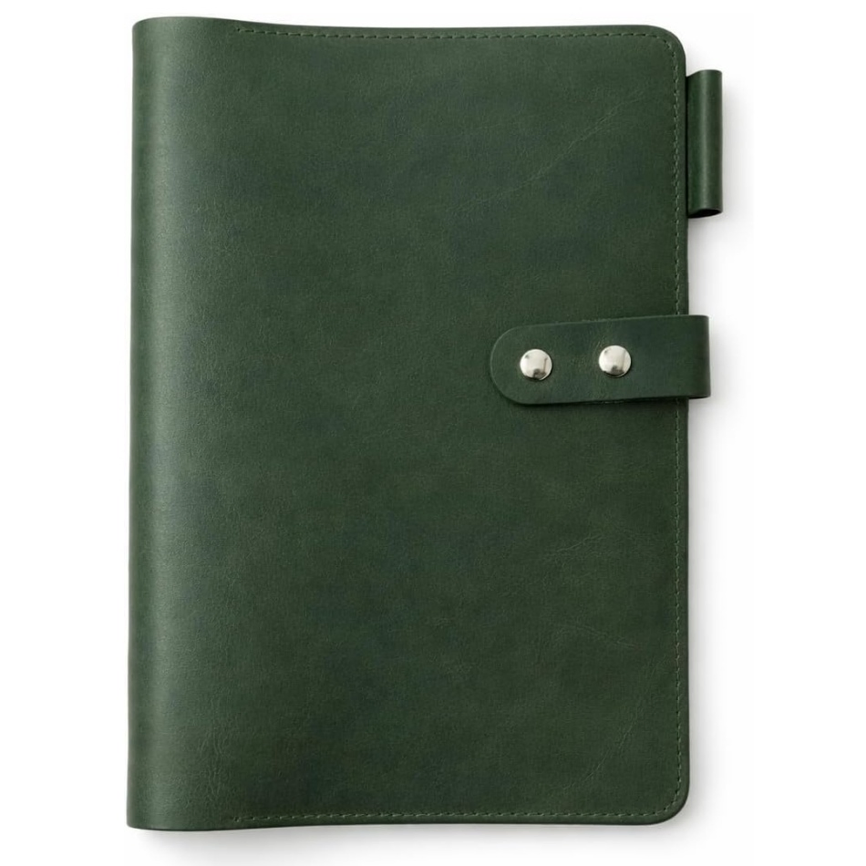 Genuine Leather Binder Refillable Business Resume Folio Custom Portfolio 3 Ring Binder