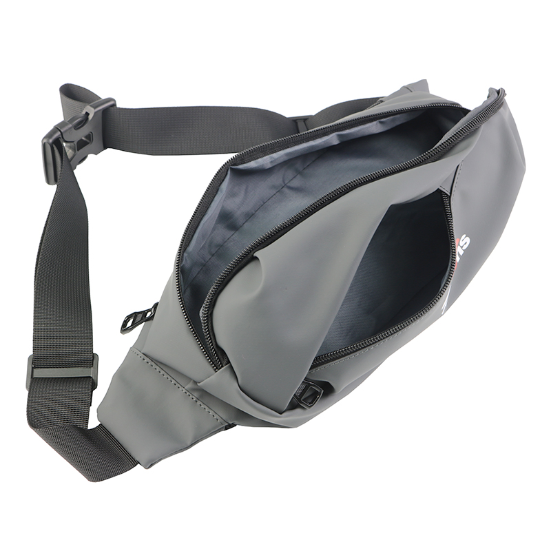 2025 Custom Logo Fashion Luxury Leather Small Crossbody Chest Belt Hip Bum Bag Hiking Pouch Fanny Pack Outdoor Travel Gym Sport Running Waist Bag for Men