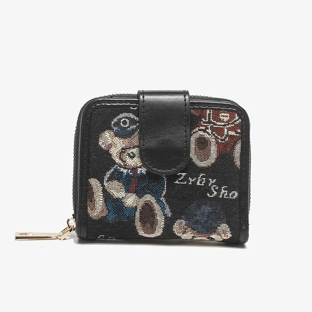 Lightweight Scratch-Resistant Zip PU Clutch Wallet Purse for Credit Card Payment