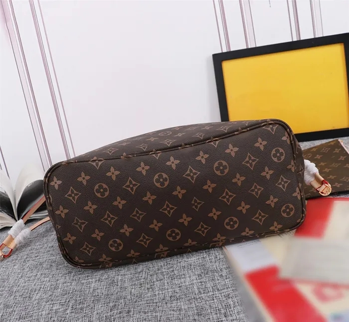 Luxury Goods Cowhide Leather Women Tote Shopping Bag Fashion Handbag Pursetravel Shoulder Bags Designer Style Bag