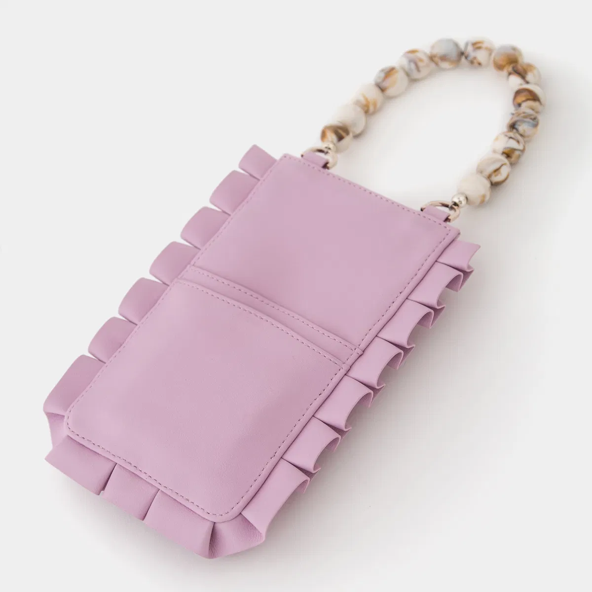 Genuine Leather Shoulder iPhone Sleeve Crossbody Phone Hand Bag