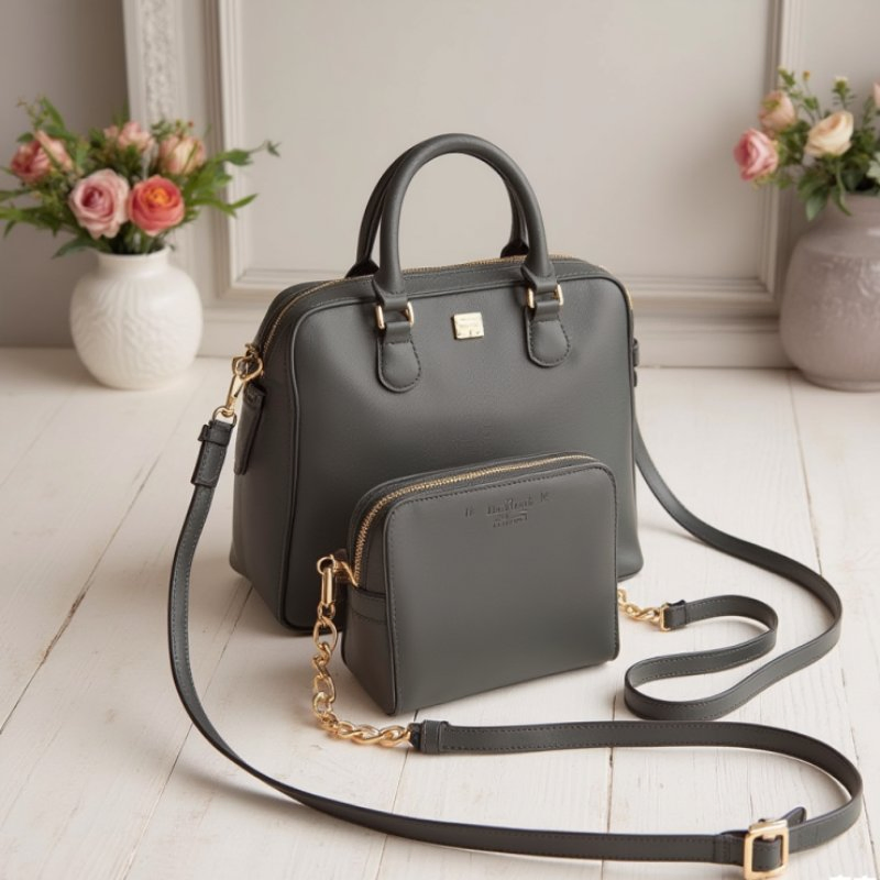 Grace Women Leather Embossed Handbag Designer Luxury Tote Bag