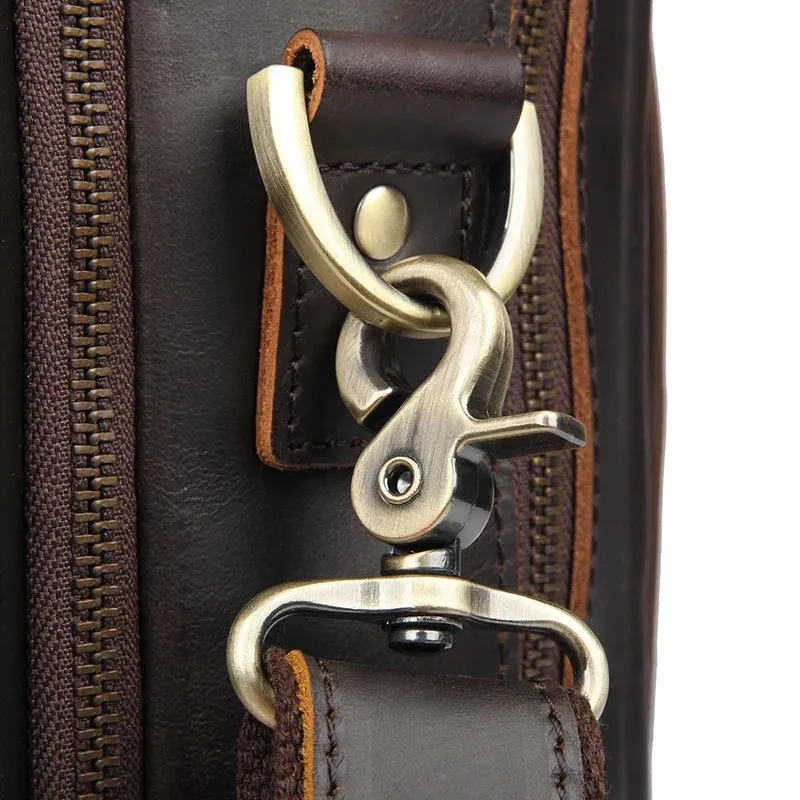 Leather Briefcase View 7