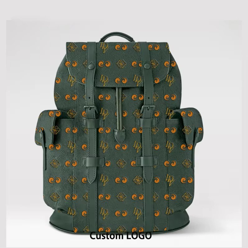 Custom Genuine Leather Travel Weekender Overnight Duffel Bag Gym Sports Tote Duffel Bag Men Embroidered Details Music Instrument for Elementary Students