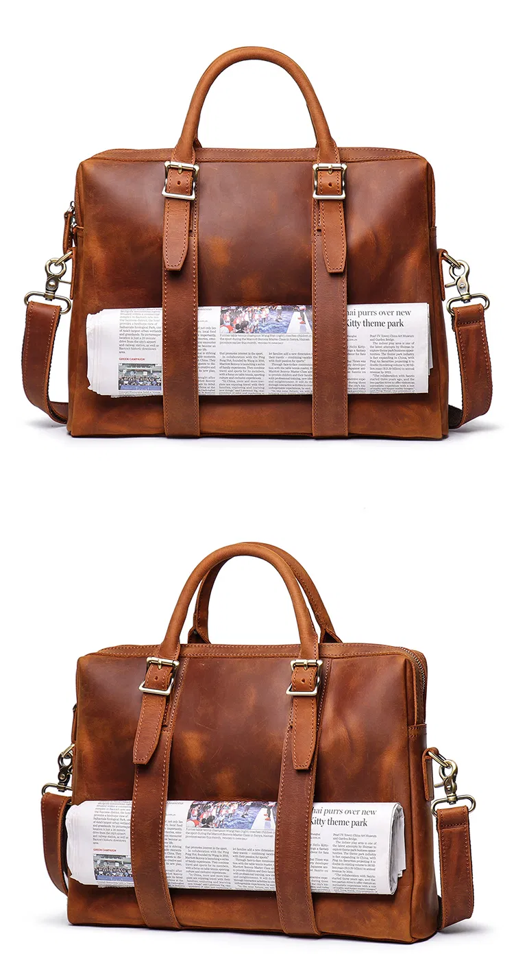 Leather Briefcase View 2