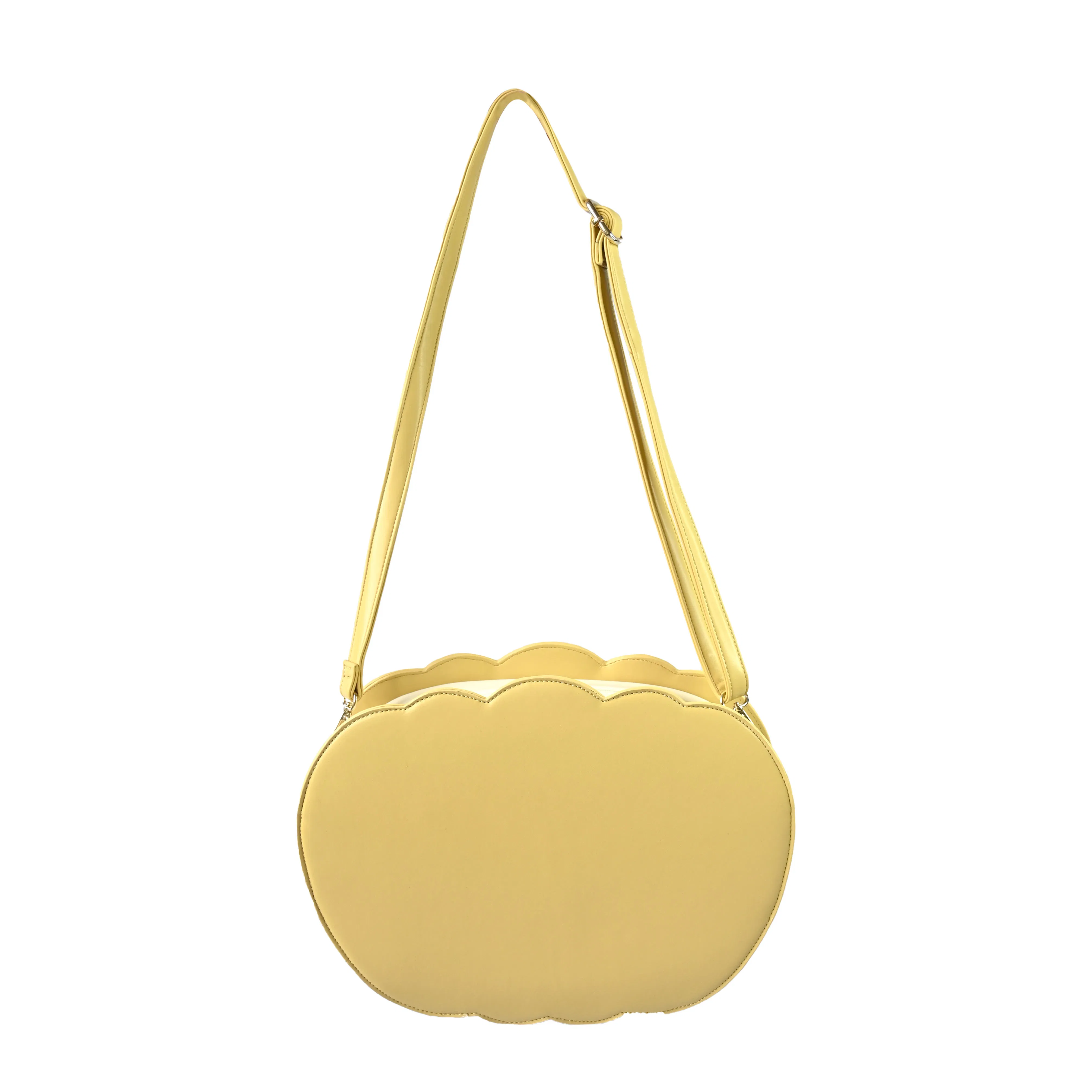 Custom Lady PU Leather Vegan Fashion Flip Cover Women's Shoulder Bags Crossbody Semicircular Small Bag Custom Plush Backpack