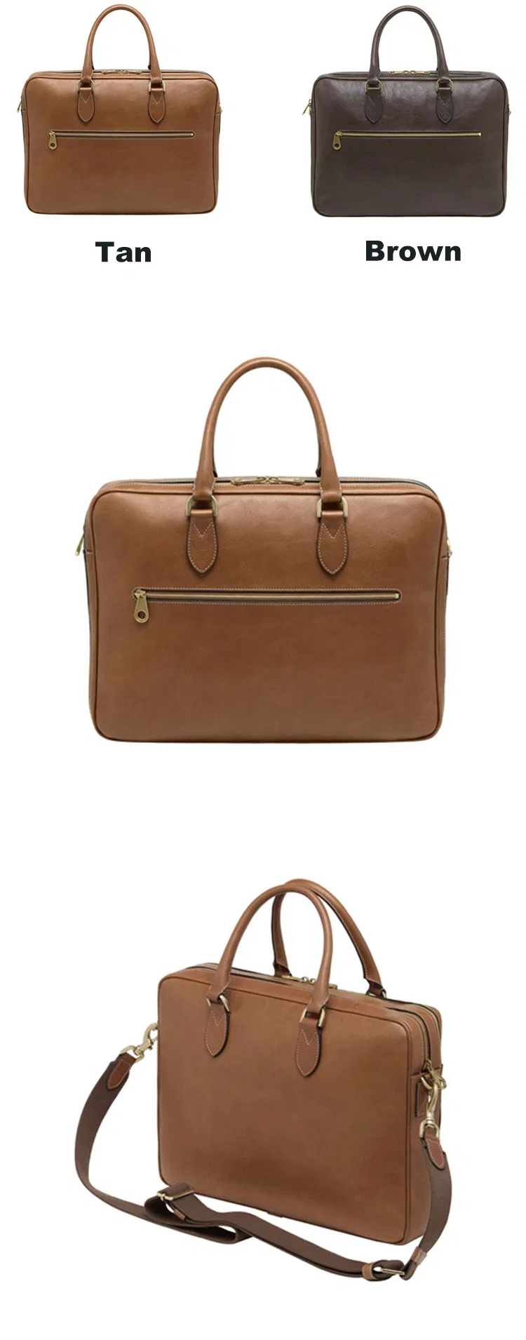 Leather Briefcase View 1