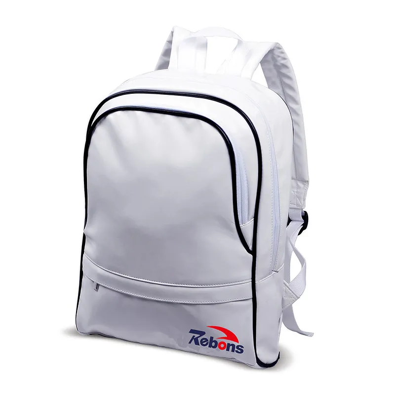 White Luxury Vegan PU Leather Backpack