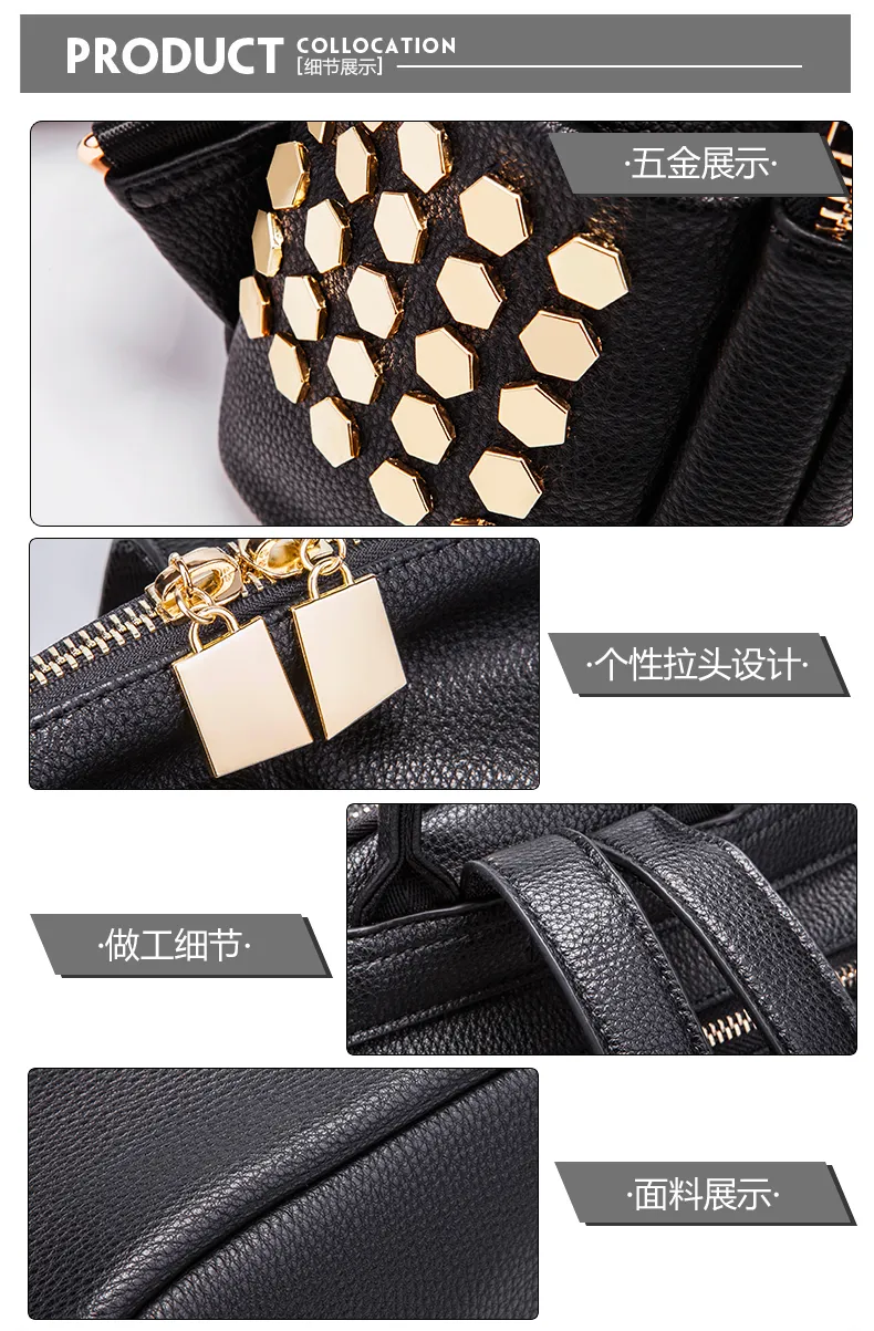 Women PU Handbag Detail 2