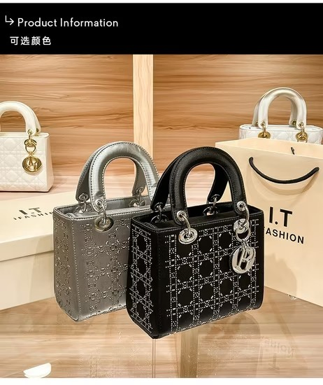 Fashion Ladies Tote Bag Vintage Leather Replica Online Store Large Capacity Luxury Popular Hot Bag 1: 1 Replica Online Store Shoulder Bag