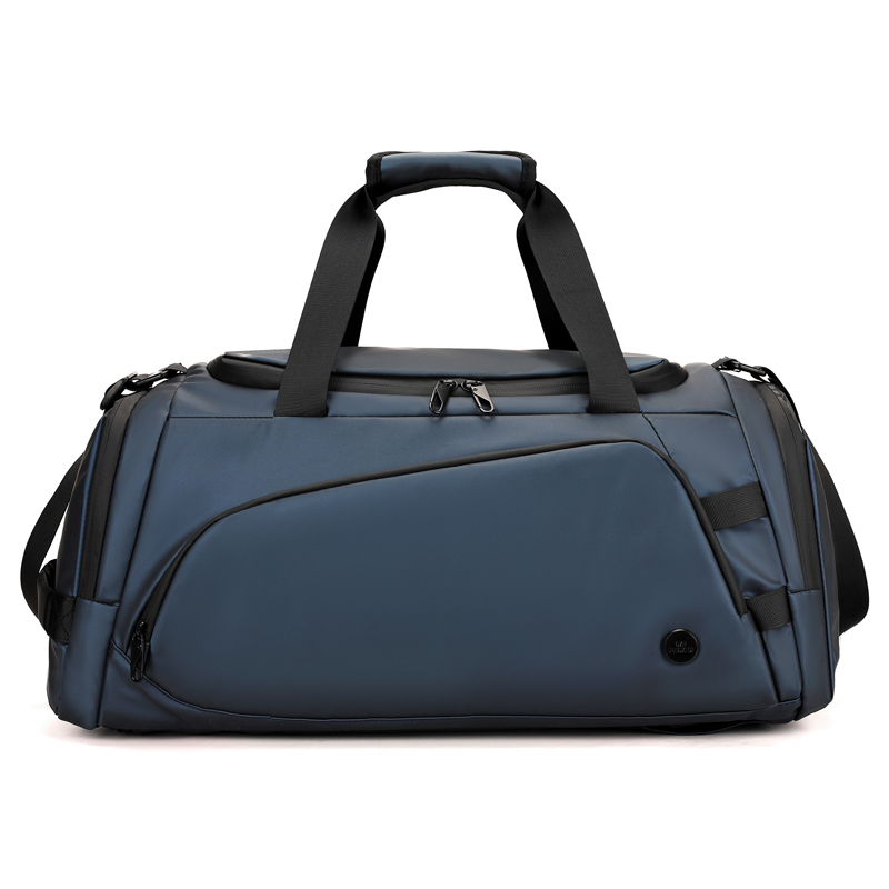 New Large Capacity PU Leather Travel Duffel Luggage Bag Custom Logo