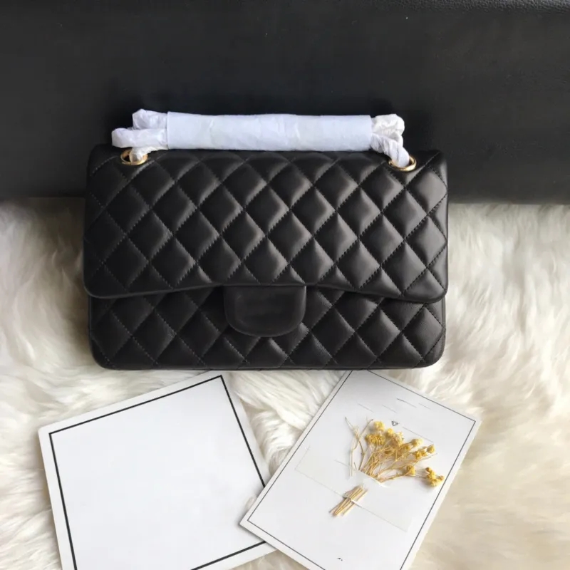 10A Mirror Quality Shoulder Bags Classic 25.5cm Sheepskin Diamond Lattice Flap Bag Designer Women Chain Cross Body Luxuries Designers Handbag Calfskin