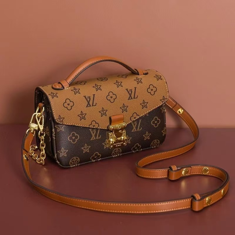 Luxury Designer Genuine Leather Women's Tote Messenger Bag Crossbody Bag Travel Strap Mini Women's Handbags Louis Shoulder Bags Designer Brand Copy Bag