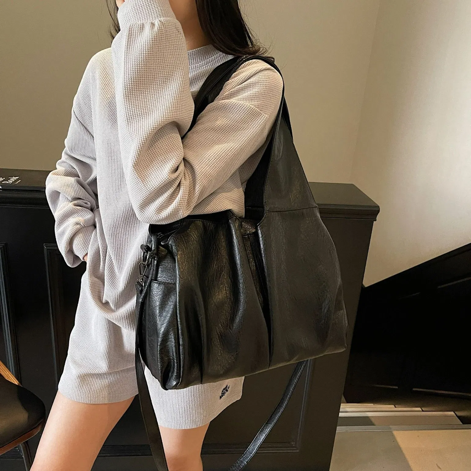 2025 New Arrival Vintage Handbags Soft PU Women's Leather Tote Bags Large Capacity Work Travel Shoulder Crossbody Bags